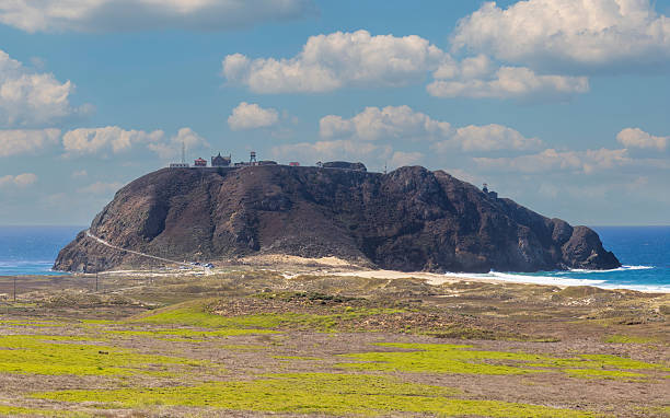 Point Sur as seen from Highway 1 in Big Sur, California.