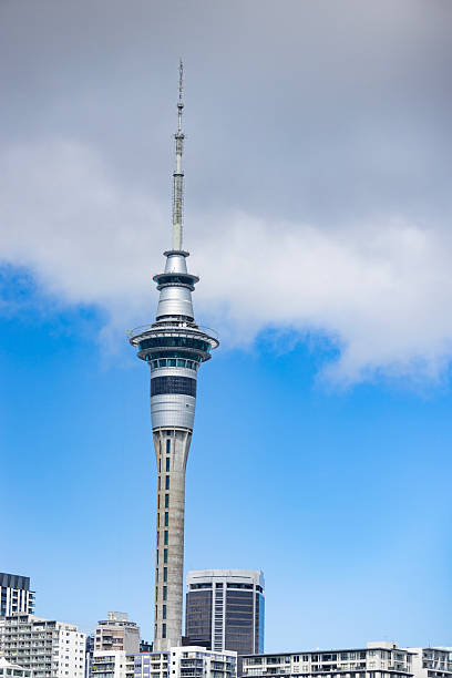 Auckland Sky Tower skyscraper in New Zealand