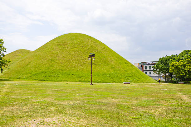 istock Tumuli park or Daereungwon tomb complex scenic view with several tumulus and green trees in Gyeongju, South Korea. 2241125941