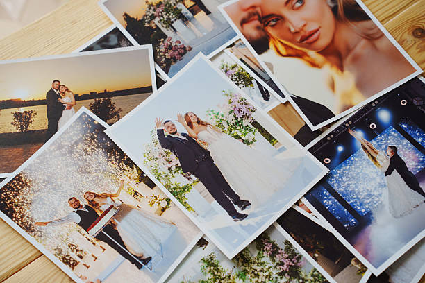istock Beautiful printed wedding photos. 2241131470