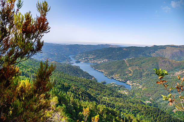 wide panoramic view from the viewpoint  \