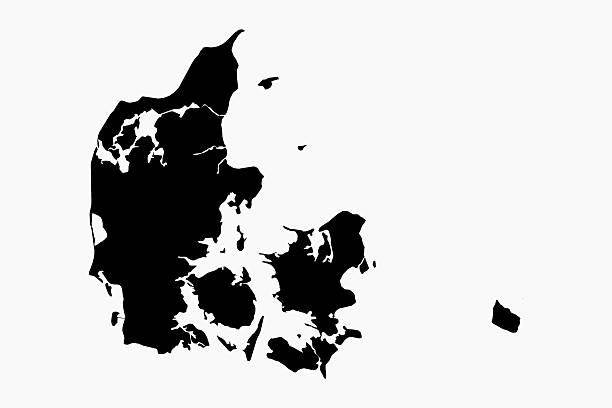 istock Vector artwork of detailed outline map of DENMARK 2241131925
