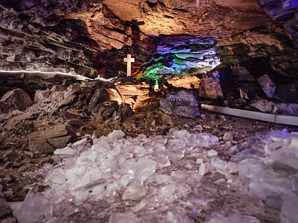 istock Kungur Ice Cave Interior – Famous Underground Landmark in Russia 2241137134