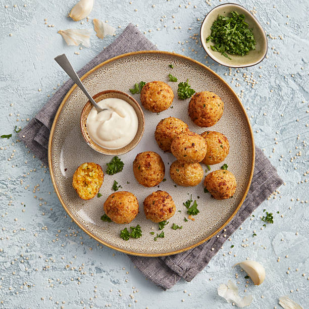 istock Quinoa Balls with Garlic Mayo 2241144456