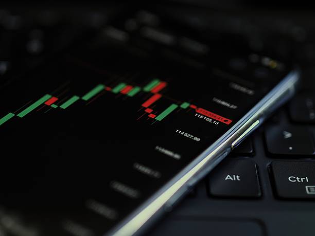 istock Comprehensive Stock Market Analysis through Innovative Smartphone Trading Platforms 2241145778