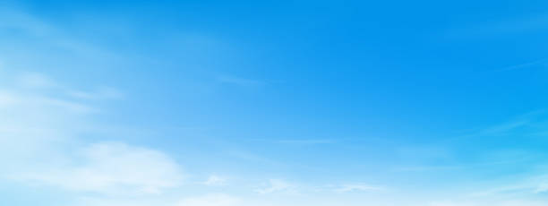 istock Sky Blue,Clouds Background,Horizon Sunrise Clear Sky over Beach in Summer,Nature landscape Sunny day before sunset in Winter,Vector cartoon Spring panorama banner white cirrus cloud over sea ocean 2241146223