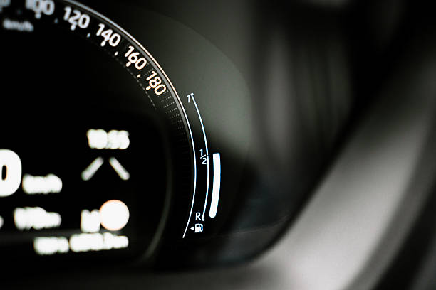 istock Fuel Level Indicator in a Vehicle Dashboard 2241150483