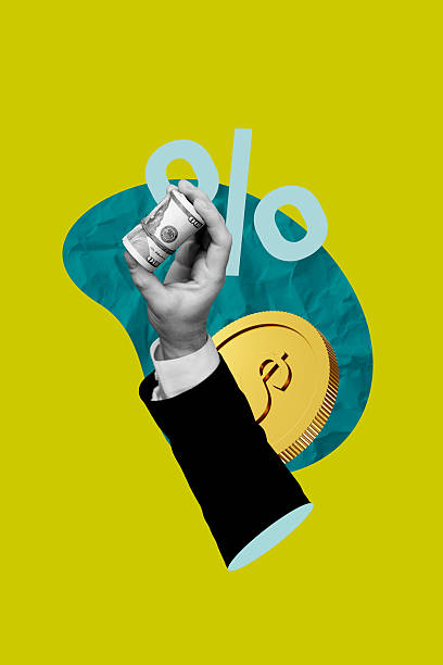 istock 3d sketch pop image banner collage of human hand hold dollar roll percent statistics progress income banknotes usd capital 2241161745