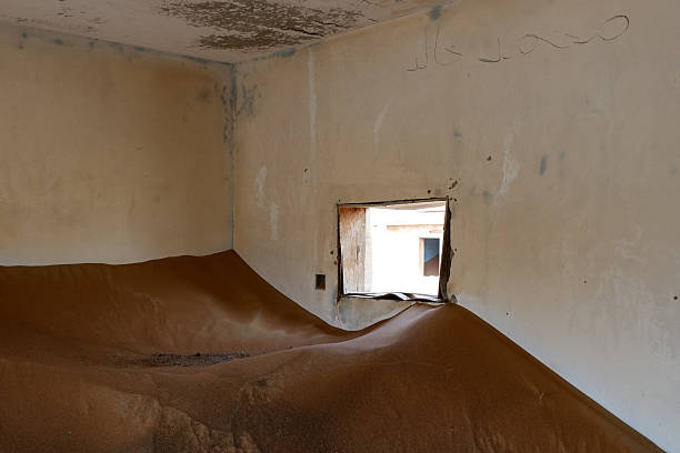 istock Sand Waves Inside an Abandoned Room, Al Madam Ghost Town 2241162352