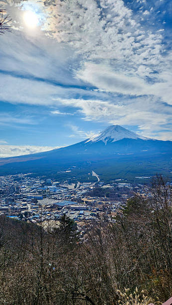 istock Cityscape with a view of Mt. Fuji 2241164159