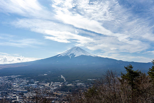 istock Cityscape with a view of Mt. Fuji 2241167613