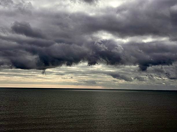 Dramatic cloudscape over the North Sea at Bridlington