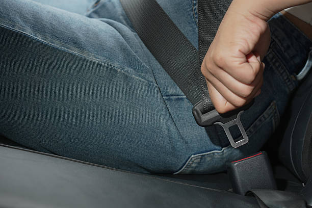 istock Fasten your seatbelt before driving to prevent accidents 2241186097