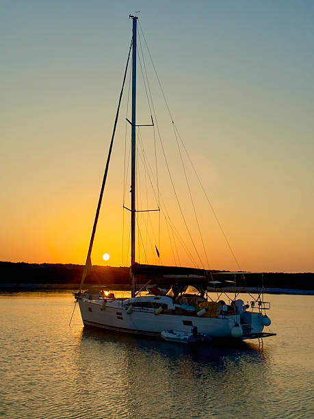 istock Sunset Sailboat Serenity 2241186208