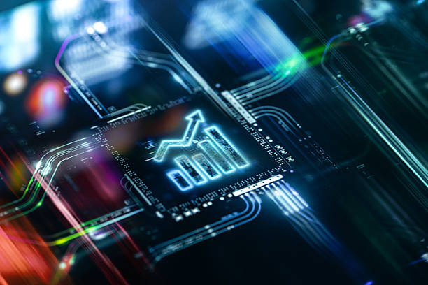 istock Crypto Currency Trading Visual With Neon Growing Chart on Digital Circuits Showcasing Modern Exchange and Trading Technologies 2241189782