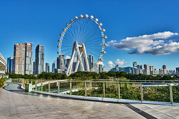 istock Shenzhen Ferris Wheel and City Skyline 2241194158