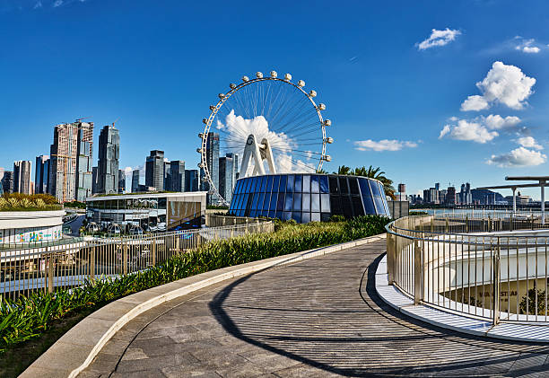 istock Shenzhen Ferris Wheel and City Skyline 2241195020
