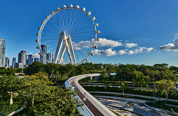 istock Shenzhen Ferris Wheel and City Skyline 2241195561
