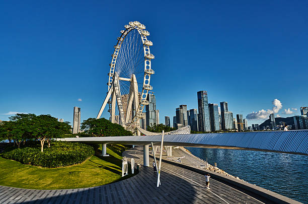 istock Shenzhen Ferris Wheel and City Skyline 2241195562