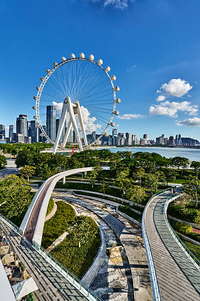 istock Shenzhen Ferris Wheel and City Skyline 2241197204