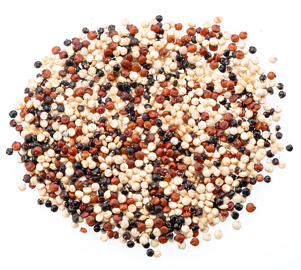 istock Colorful quinoa seeds isolated on white background. File contains clipping paths. 2241197492