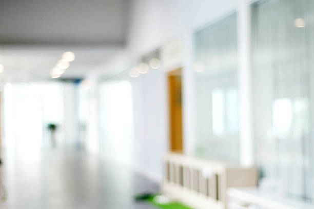 istock Blurred background : blur office with bokeh light background, banner, business concept 2241201752