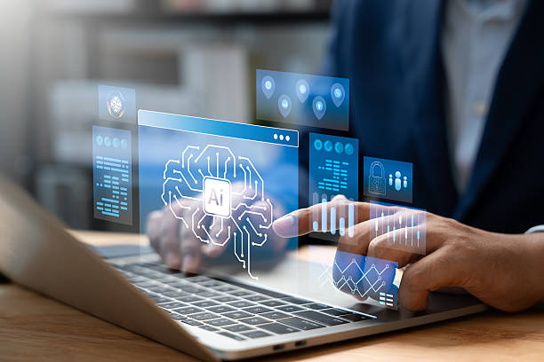 istock AI technology for daily life and business efficiency, Human use artificial intelligence and automation to analyze data, Prioritize tasks, Enhance productivity in everyday life and work, Workflow. 2241205278