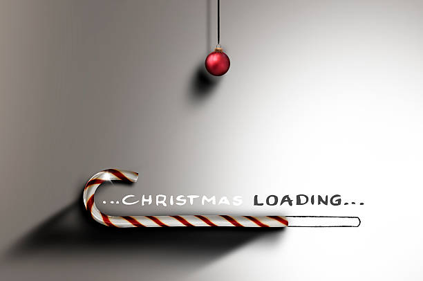 istock Christmas motif with candy cane as Christmas Loading bar 2241206525