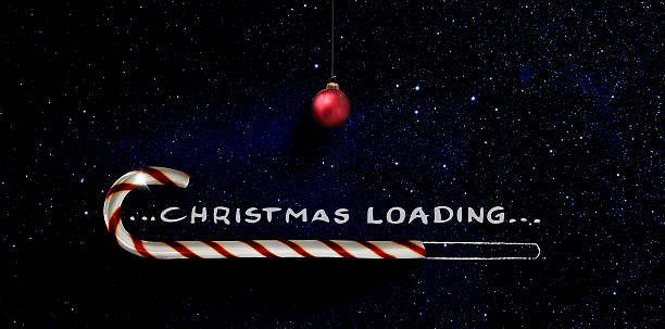 istock Christmas motif with candy cane as Christmas Loading bar 2241206723