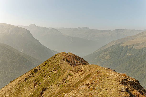 The Langtauferer valley / Vallelunga in Val Venosta, Alto Adige, Italy, provides many idyllic and impressive mountain landscapes. This picture was taken in the mountains above Kapron / Caprone.