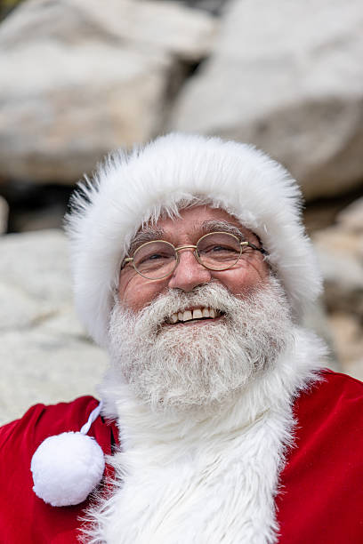 Renown world travler, Santa Claus stops off  in Palm Springs, California.