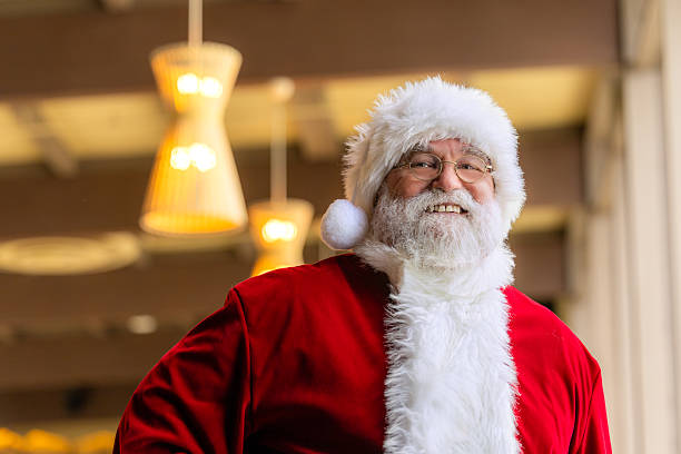 Renown world travler, Santa Claus stops off  in Palm Springs, California.