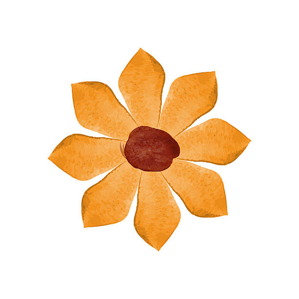 istock Single watercolor flower illustration for conservation graphic designs 2241221145