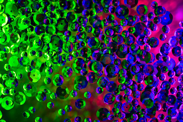 Glowing wallpaper with magical bokeh light effect. Elegant glitter bokeh overlay for creative templates. Futuristic shimmer background with bokeh . Glamorous sparkle bokeh texture for holiday art