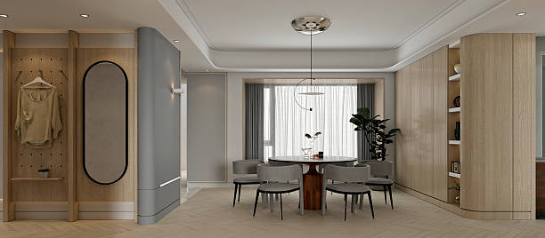 istock Photo realistic 3d render modern living room 2241251097