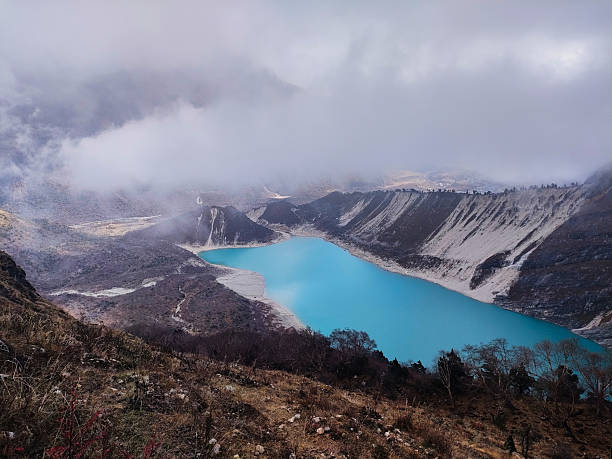 istock Trekking around Manaslu, Himalayas, mountains, Nepal 2241254621