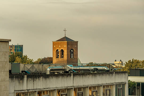 Nijmegen skyline with church tower