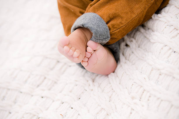istock Cute baby feet 2241268051