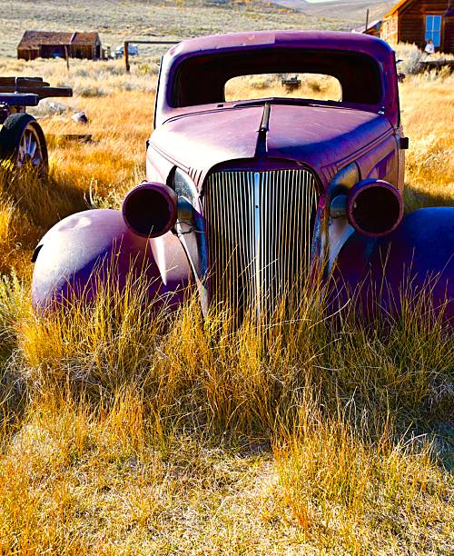 Abandoned 1930’s automobile in Bodie, California