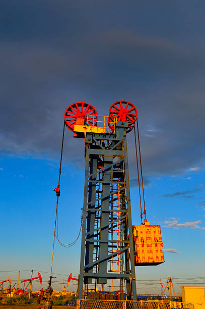 istock Oil pump industry equipment factory 2241275903