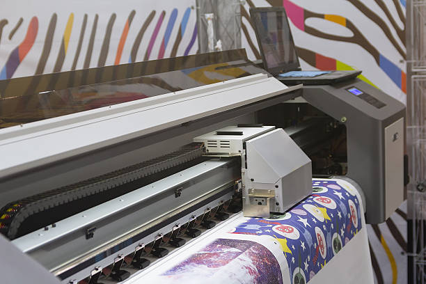 istock Large format printing machine in the printing house 2241281504