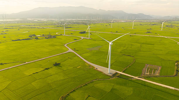 istock Wind turbines in Phan Rang, Vietnam 2241281885
