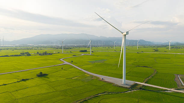 istock Wind turbine farm in Phan Rang, Ninh Thuan 2241281886