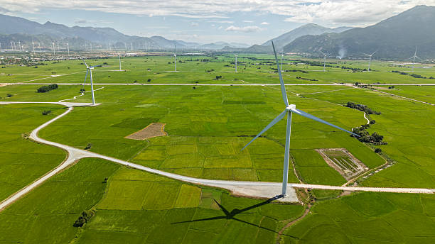 istock Wind turbine farm in Phan Rang, Ninh Thuan 2241281923