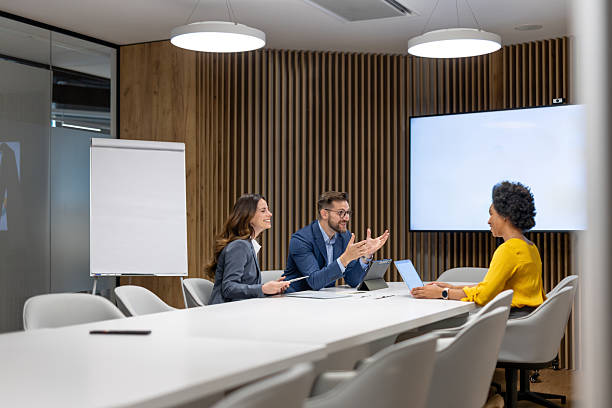 istock Business people having a meeting in the office 2241288033