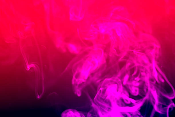 istock Abstract blurred purple smoke background. Colorful smoke blurred on black background. 2241290779