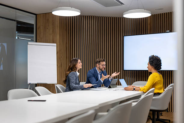 istock Business people having a meeting in the office 2241293093