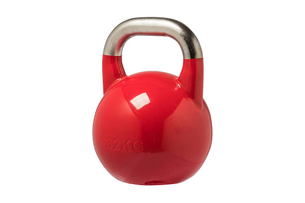 istock Sports equipment kettlebells color weights 2241298534