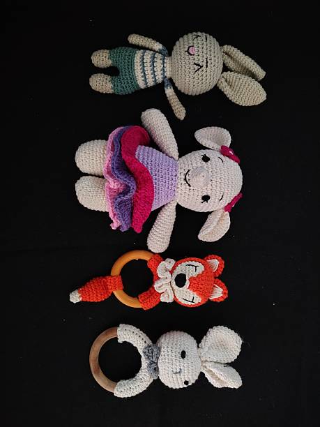 istock Handmade crochet toys 2241306320