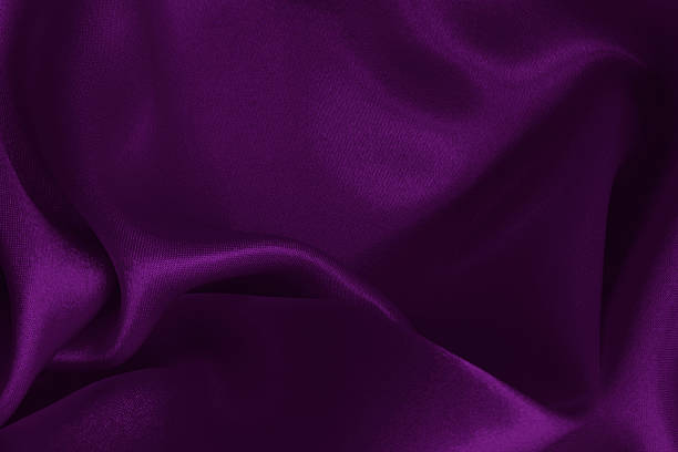 istock Purple fabric cloth texture for background and design art work, beautiful crumpled pattern of silk or linen. 2241313087